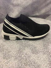 Load image into Gallery viewer, Black White GND Athletic Style Shoe
