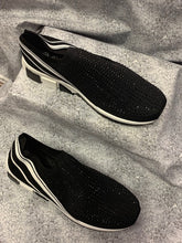 Load image into Gallery viewer, Black White GND Athletic Style Shoe
