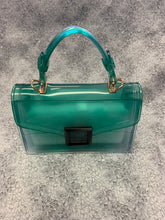 Load image into Gallery viewer, Clear Green Small handbag
