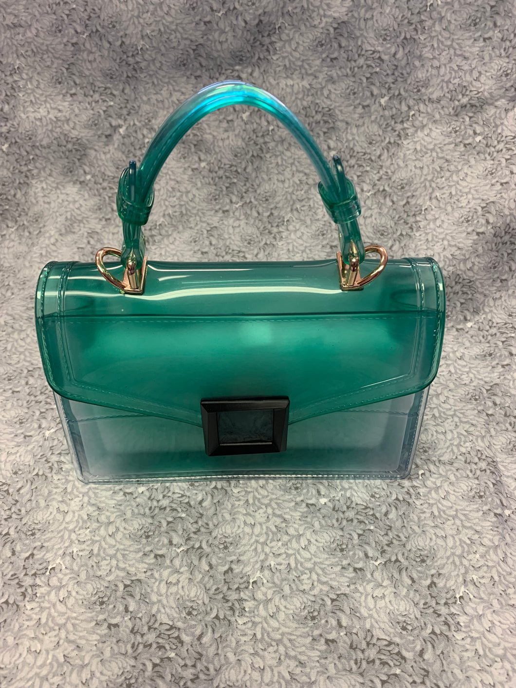 Clear Green Small handbag