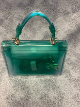 Load image into Gallery viewer, Clear Green Small handbag
