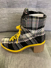 Load image into Gallery viewer, Eric Michael Plaid Yellow Sport Boot
