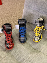 Load image into Gallery viewer, Eric Michael Plaid Yellow Sport Boot
