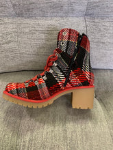 Load image into Gallery viewer, Eric Michael Red Plaid Sport Boot
