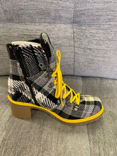 Load image into Gallery viewer, Eric Michael Plaid Yellow Sport Boot
